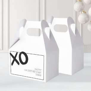 XOXO Black White Bestie Friends Galentine's Day Favour Box