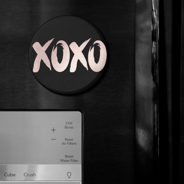 XOXO Blush Pink | Hand Lettered Brush Script Magnet (Creator Uploaded)