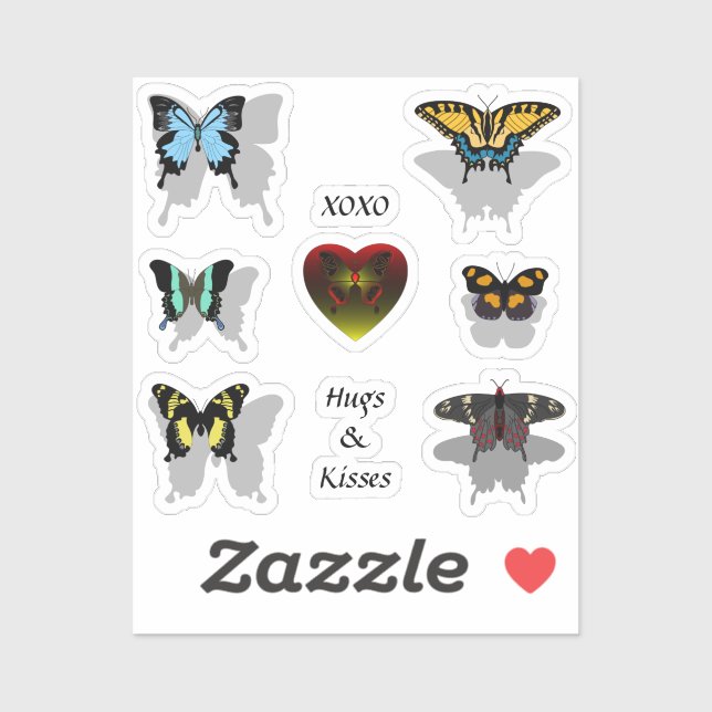 XOXO Butterfly Pack (Sheet)