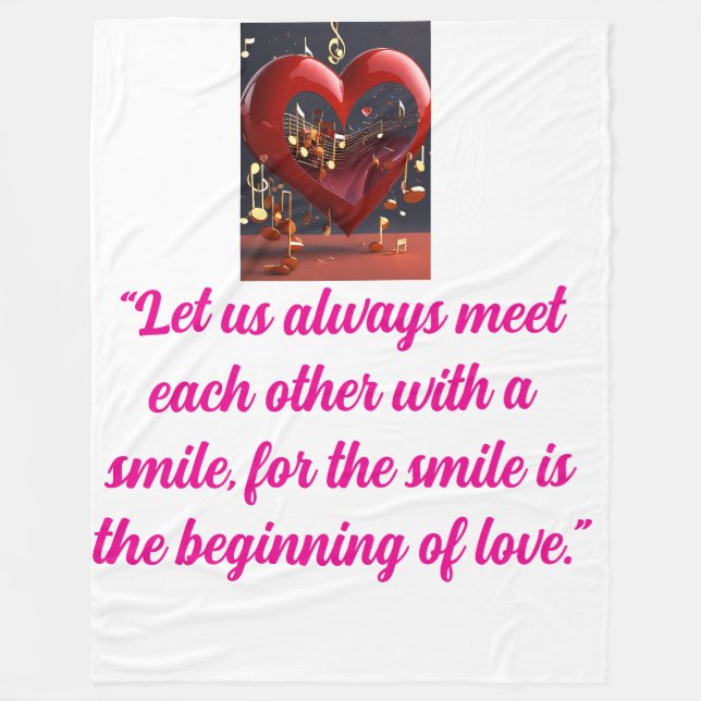 "XOXO Cosy: Soft & Romantic Blankets" Fleece Blanket (Front)