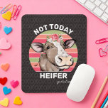 Xoxo Cow Meme Not Today Heifer Mouse Pad<br><div class="desc">Xoxo Cow Meme Not Today Heifer Mouse Pad – Style up the home office or work station and stand out from the herd with this “udderly” brilliant mouse pad. Not today heifer will let everyone know you mean business while bringing on the laughs. Also a really wonderful gift option for...</div>