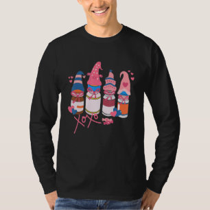 XOXO Cute Pink Heart Funny Nurse Happy Valentines  T-Shirt