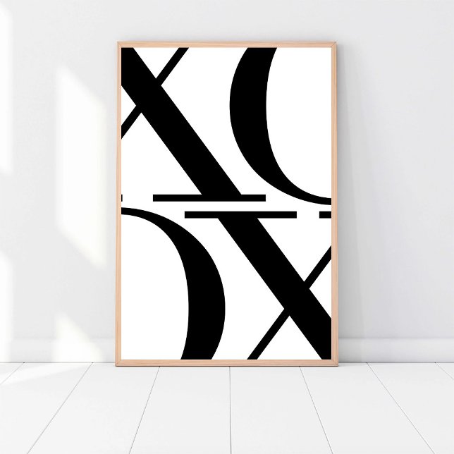XOXO Fashion Minimalistic Artwork Interior Design Poster (Creator Uploaded)