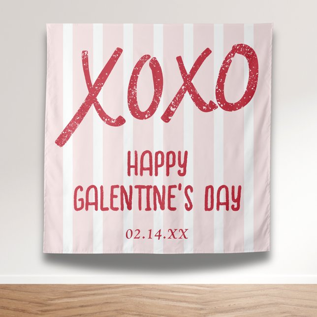 XOXO Hand Drawn Galentine’s Day Party Tapestry (Creator Uploaded)