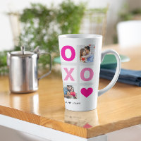 XOXO Happy Valentine's Day Pink Heart Custom Photo