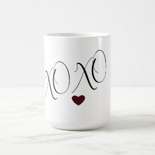 XOXO Heart Coffee Mug