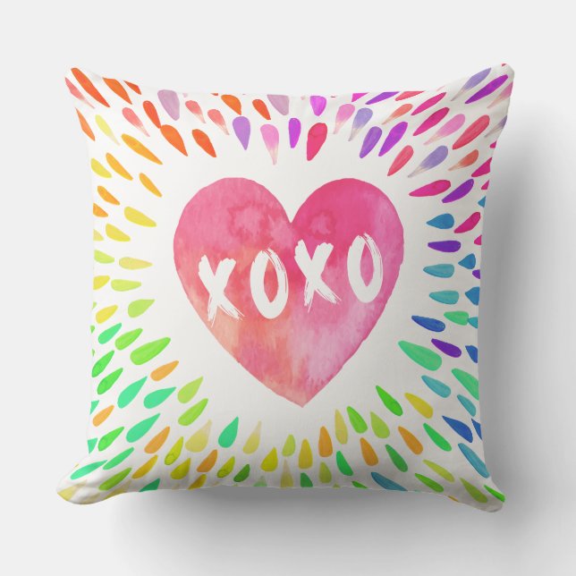 XoXo Heart Cushion (Front)