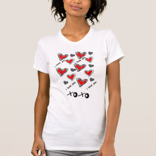 xoxo HEART DESIGN T-Shirt