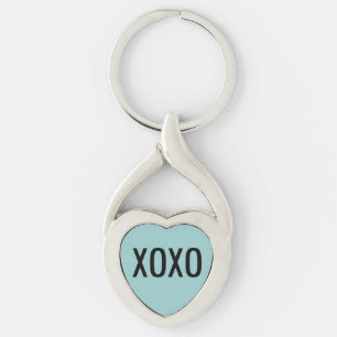 XOXO  Heart Keychain