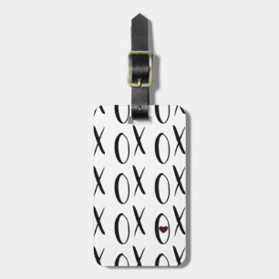 XOXO Heart Luggage Tag