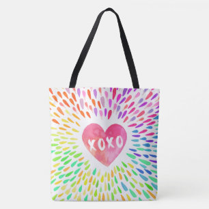 XoXo Heart Tote Bag