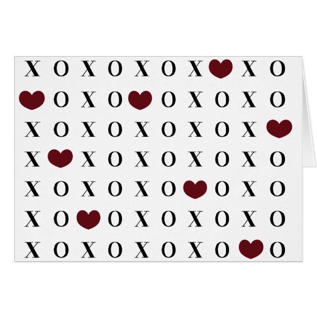 XOXO Hearts (Front Horizontal)