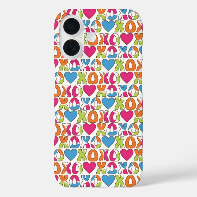 XOXO Hearts Phone Case (Back)