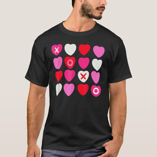 XOXO Hearts Valentine's Day  for Him Her Kids T-Shirt (Front)