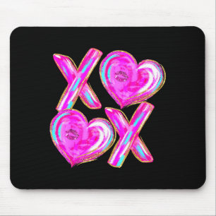 Xoxo Hearts Valentine's Day Women Girls Vday  Mouse Pad