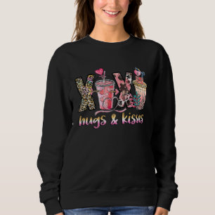 Xoxo Hugs and Kisses Coffee  Heart Valentine's Day Sweatshirt