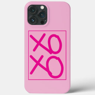 XOXO Iphone Case Pink Cool Y2k Preppy 