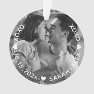 XOXO Keepsake Photo Ornament