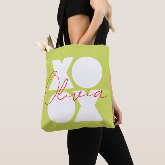 XOXO - large logo design in white  Tote Bag