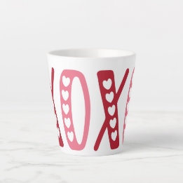 XOXO LATTE MUG