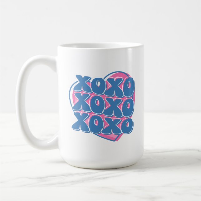 XOXO Love Burst Coffee Mug (Left)