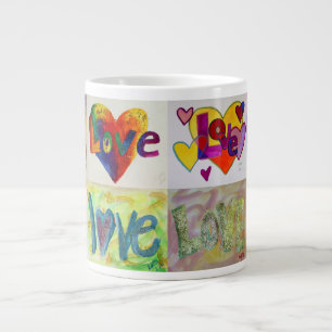 XOXO Love Mosaic Collage Paintings Mug