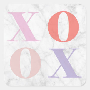 XOXO Marble Sticker