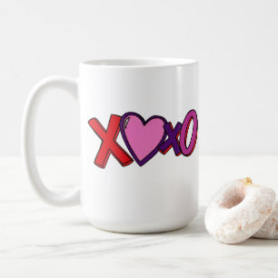 XOXO Mug, Valentines Day mug, mug gift