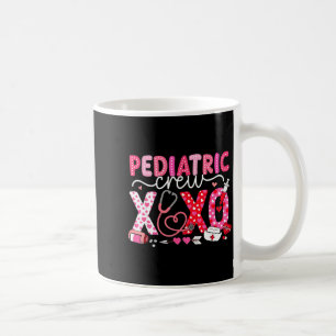 Xoxo Nurse Pediatric Crew Nurse Valentine Leopard Coffee Mug