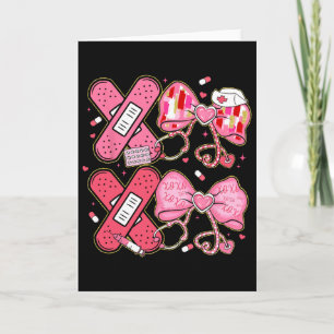 Xoxo Nurse Valentines Day Stethoscope Valentine Fo Card