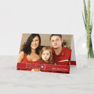 XOXO Photo Folded Card