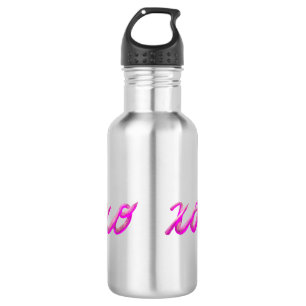 xoxo pink 532 ml water bottle