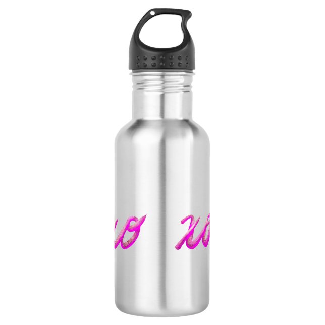 xoxo pink 532 ml water bottle (Front)