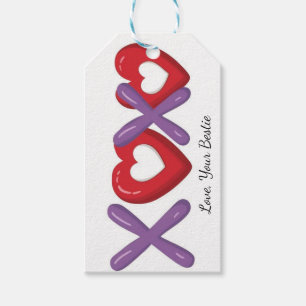 XOXO Print gift Tag,Valentines Day Tags