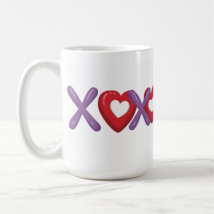 XOXO Print Mug,Valentines Day  Coffee Mug