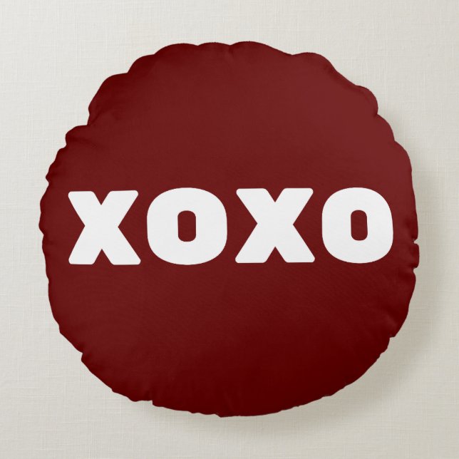 Xoxo Round Cushion (Front)