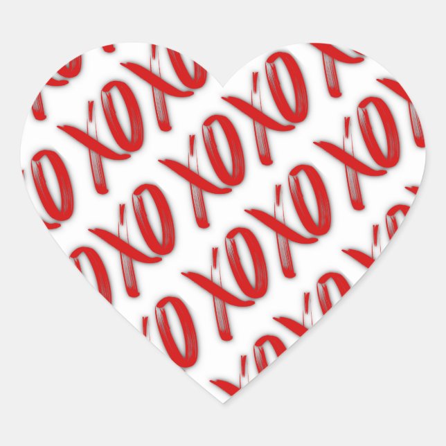XOXO Sexy Red Stickers (Front)