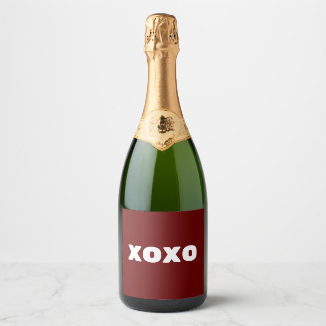 Xoxo Sparkling Wine Label (Front)