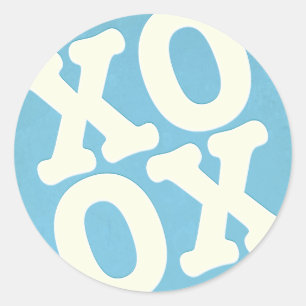 XOXO Sticker / Envelope Seal Blue