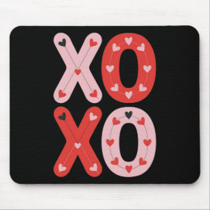 Xoxo Sweet Love Valentine Heart Romantic Valentine Mouse Pad