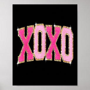 Xoxo Sweet Love Valentine Heart Romantic Valentine Poster