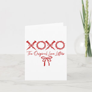 Xoxo The Original Love Letters Christian Valentine Card