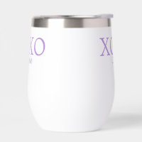 Xoxo valentine's day add name purple pastel minima