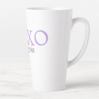 Xoxo valentine's day add name purple pastel minima