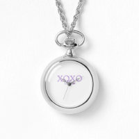 Xoxo valentine's day add name purple pastel minima