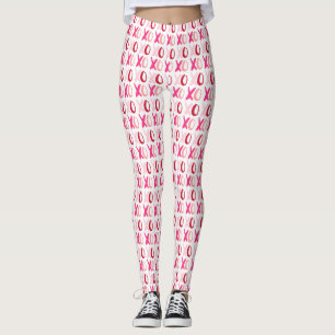 "XOXO" Valentines Day Pattern Leggings