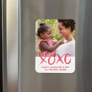 XOXO Valentine's Day Photo Magnet for Mum