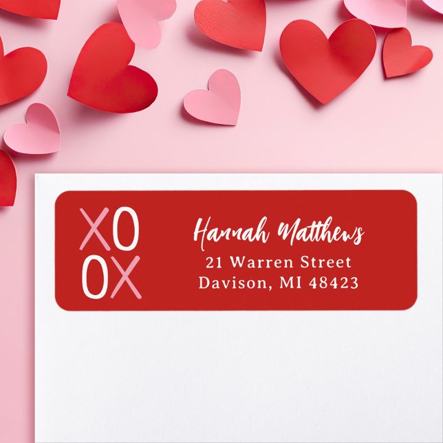 XOXO Valentine's Day Return Address (Creator Uploaded)