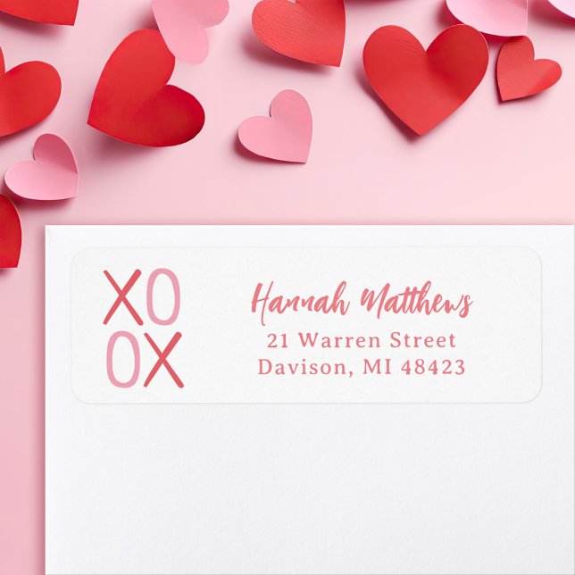 XOXO Valentine's Day Return Address (Creator Uploaded)