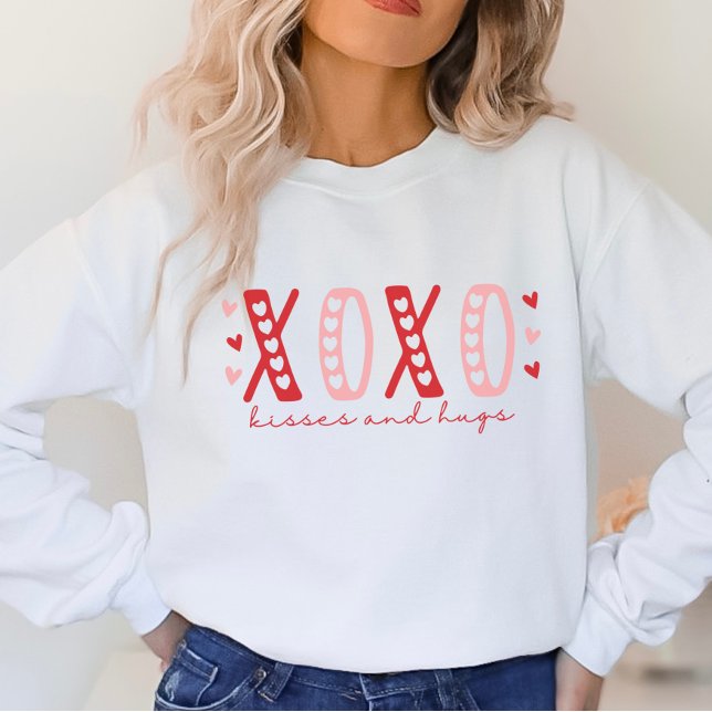 XOXO Valentine's Day Shirt, Xoxo Cute T-Shirt Sweatshirt (Creator Uploaded)